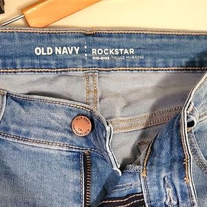 Old navy Rockstar mid rise size 12